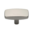 Heritage Brass Cabinet Knob Rectangular Design 47mm Satin Nickel finish - C3384 47-SN - Choice Handles