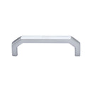 Heritage Brass Cabinet Pull Hex Angular Design 101mm CTC Satin Chrome Finish
 - C3465 101-SC - Choice Handles