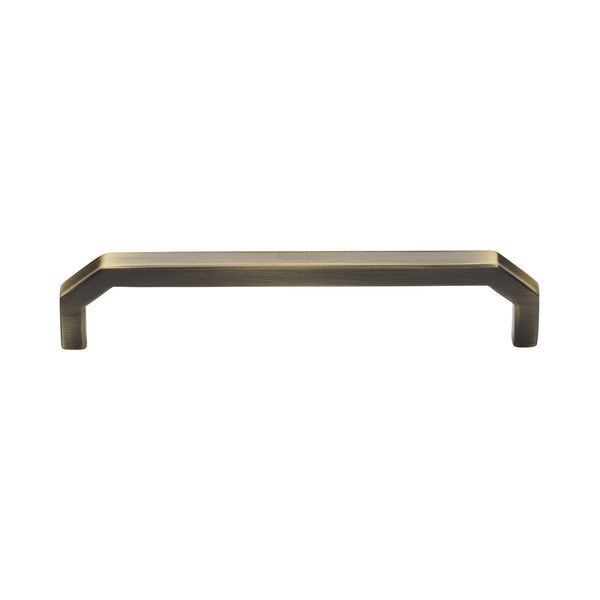 Heritage Brass Cabinet Pull Hex Angular Design 152mm CTC Antique Finish - C3465 152-AT - Choice Handles