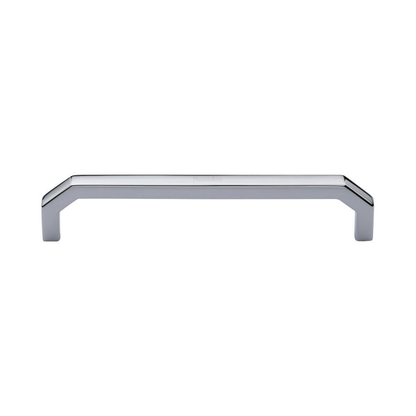 Heritage Brass Cabinet Pull Hex Angular Design 152mm CTC Polished Chrome Finish - C3465 152-PC - Choice Handles