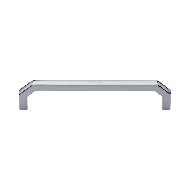 Heritage Brass Cabinet Pull Hex Angular Design 152mm CTC Polished Chrome Finish - C3465 152-PC - Choice Handles