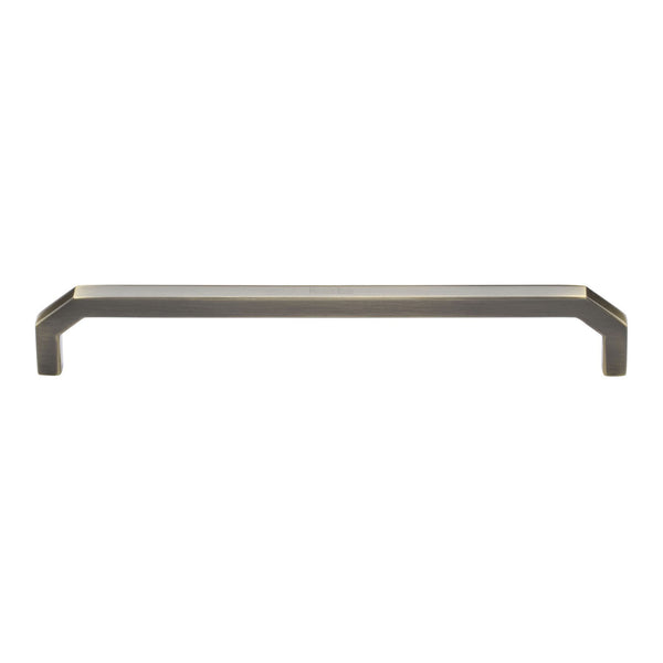 Heritage Brass Cabinet Pull Hex Angular Design 203mm CTC Antique Brass Finish - C3465 203-AT - Choice Handles
