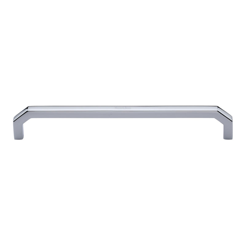 Heritage Brass Cabinet Pull Hex Angular Design 203mm CTC Polished Chrome Finish - C3465 203-PC - Choice Handles