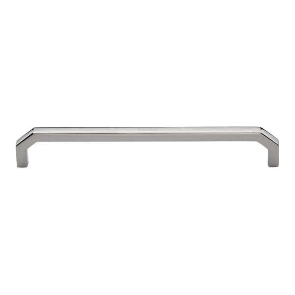 Heritage Brass Cabinet Pull Hex Angular Design 203mm CTC Polished Nickel Finish - C3465 203-PNF - Choice Handles