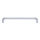 Heritage Brass Cabinet Pull Hex Angular Design 203mm CTC Satin Chrome Finish
 - C3465 203-SC - Choice Handles