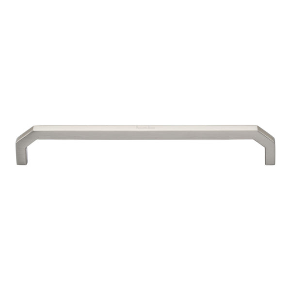 Heritage Brass Cabinet Pull Hex Angular Design 203mm CTC Satin Nickel Finish - C3465 203-SN - Choice Handles