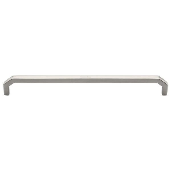 Heritage Brass Cabinet Pull Hex Angular Design 254mm CTC Satin Nickel Finish - C3465 254-SN - Choice Handles