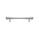 Heritage Brass Cabinet Pull T-Bar Raindrop Design 128mm CTC Polished Chrome Finish - C3570 128-PC - Choice Handles