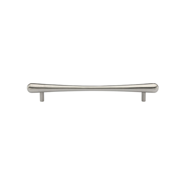 Heritage Brass Cabinet Pull T-Bar Raindrop Design 128mm CTC Satin Nickel Finish - C3570 128-SN - Choice Handles