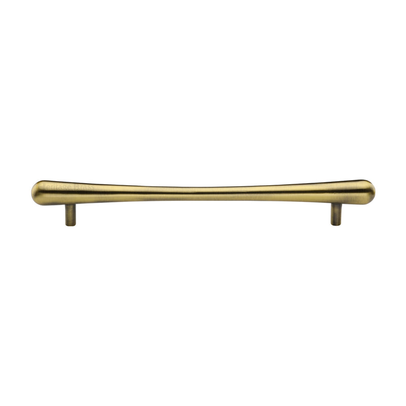 Heritage Brass Cabinet Pull T-Bar Raindrop Design 192mm CTC Antique Brass Finish - C3570 192-AT - Choice Handles