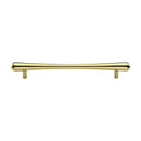 Heritage Brass Cabinet Pull T-Bar Raindrop Design 192mm CTC Polished Brass Finish - C3570 192-PB - Choice Handles