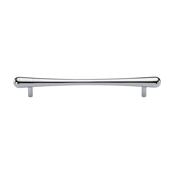 Heritage Brass Cabinet Pull T-Bar Raindrop Design 192mm CTC Polished Chrome Finish - C3570 192-PC - Choice Handles