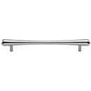 Heritage Brass Cabinet Pull T-Bar Raindrop Design 256mm CTC Satin Chrome Finish - C3570 256-SC - Choice Handles