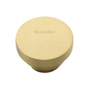 Heritage Brass Cabinet Knob Round Stepped Design 38mm Satin Brass finish - C3624 38-SB - Choice Handles