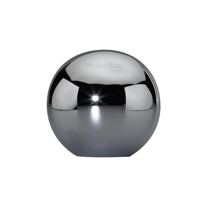 Heritage Brass Cabinet Knob Globe Design 25mm Polished Chrome finish - C3627-PC - Choice Handles