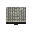 Heritage Brass Cabinet Knob Square Weave Design 38mm Aged Nickel finish - C3631 38-AN - Choice Handles