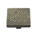 Heritage Brass Cabinet Knob Square Stingray Design 38mm Aged Brass finish - C3653 38-AB - Choice Handles