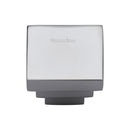 Heritage Brass Cabinet Knob Square Stepped Design 32mm Polished Chrome finish - C3672 32-PC - Choice Handles