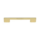 Heritage Brass Cabinet Pull Slim Metro Design 160mm CTC Polished Brass finish - C3681 160-PB - Choice Handles