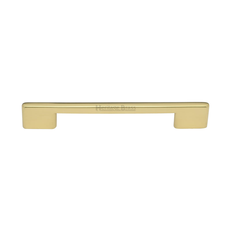 Heritage Brass Cabinet Pull Slim Metro Design 160mm CTC Polished Brass finish - C3681 160-PB - Choice Handles