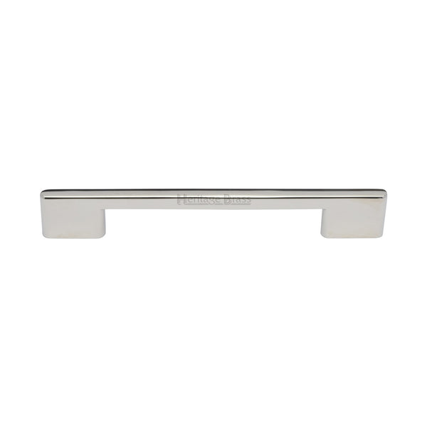 Heritage Brass Cabinet Pull Slim Metro Design 160mm CTC Polished Nickel finish - C3681 160-PNF - Choice Handles