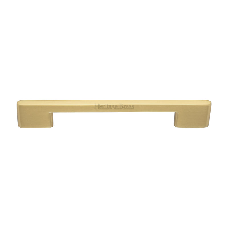 Heritage Brass Cabinet Pull Slim Metro Design 160mm CTC Satin Brass finish - C3681 160-SB - Choice Handles