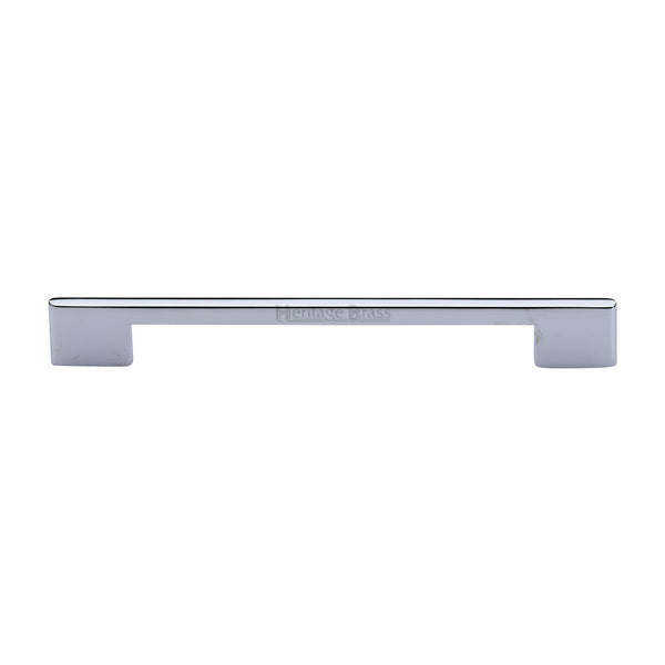 Heritage Brass Cabinet Pull Slim Metro Design 192mm CTC Polished Chrome finish - C3681 192-PC - Choice Handles