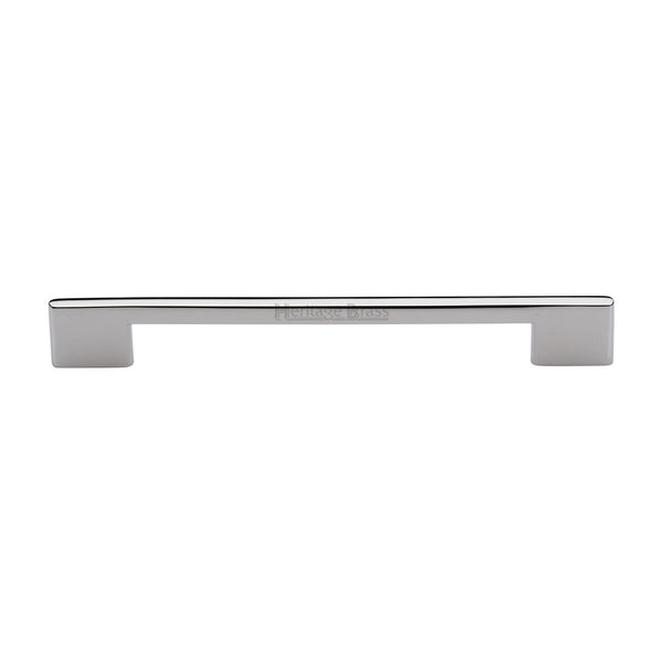 Heritage Brass Cabinet Pull Slim Metro Design 192mm CTC Polished Nickel finish - C3681 192-PNF - Choice Handles