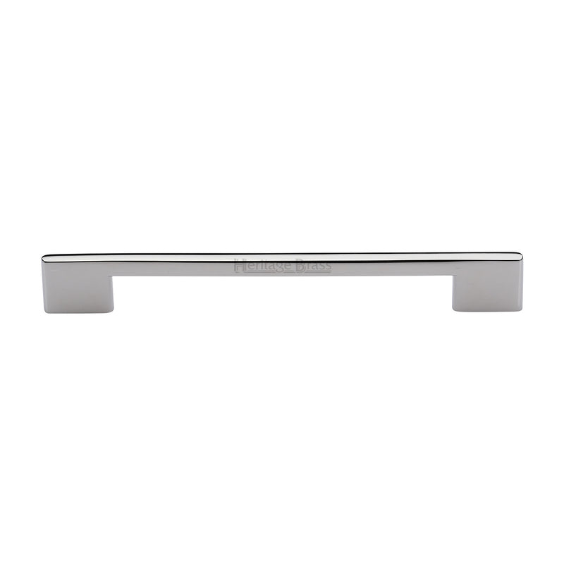 Heritage Brass Cabinet Pull Slim Metro Design 192mm CTC Polished Nickel finish - C3681 192-PNF - Choice Handles