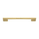 Heritage Brass Cabinet Pull Slim Metro Design 192mm CTC Satin Brass finish - C3681 192-SB - Choice Handles
