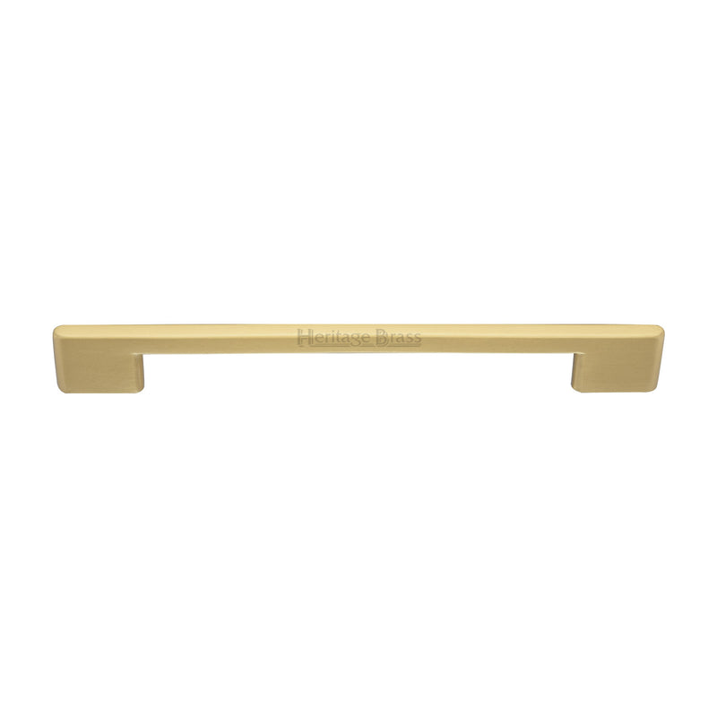 Heritage Brass Cabinet Pull Slim Metro Design 192mm CTC Satin Brass finish - C3681 192-SB - Choice Handles
