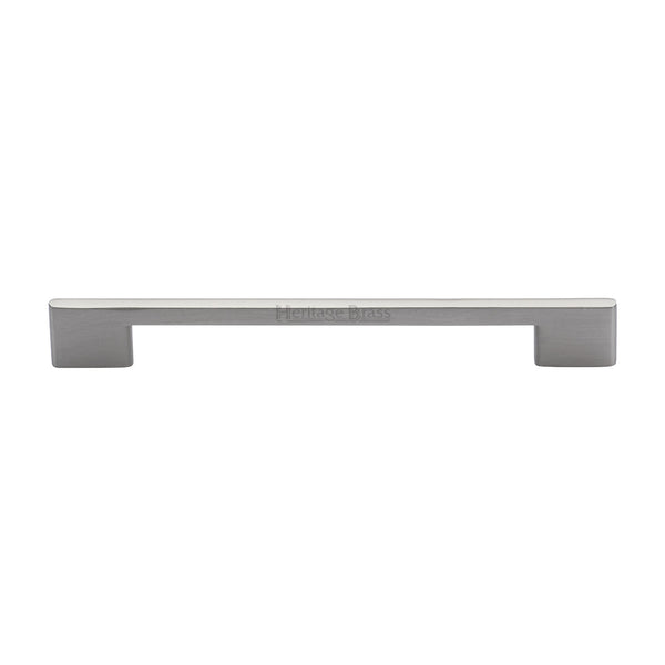 Heritage Brass Cabinet Pull Slim Metro Design 192mm CTC Satin Nickel finish - C3681 192-SN - Choice Handles