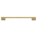 Heritage Brass Cabinet Pull Slim Metro Design 256mm CTC Satin Brass finish - C3681 256-SB - Choice Handles