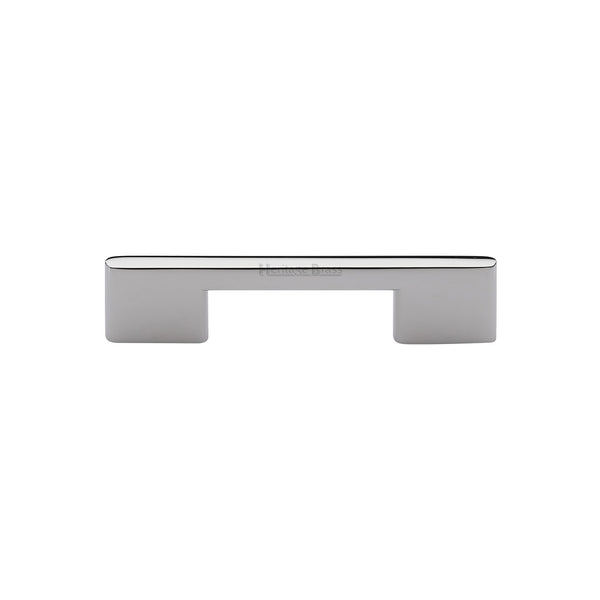 Heritage Brass Cabinet Pull Slim Metro Design 96mm CTC Polished Nickel finish - C3681 96-PNF - Choice Handles