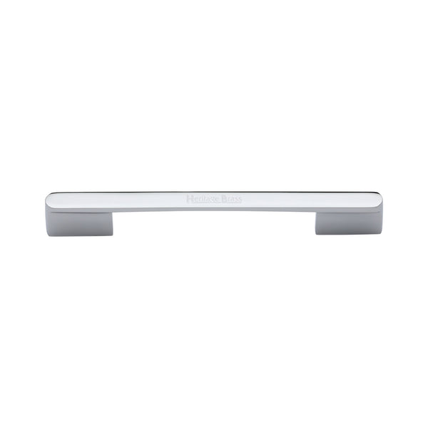 Heritage Brass Cabinet Pull Bridge Design 128&amp;160mm CTC Polished Chrome Finish
 - C3684 128&160PC - Choice Handles