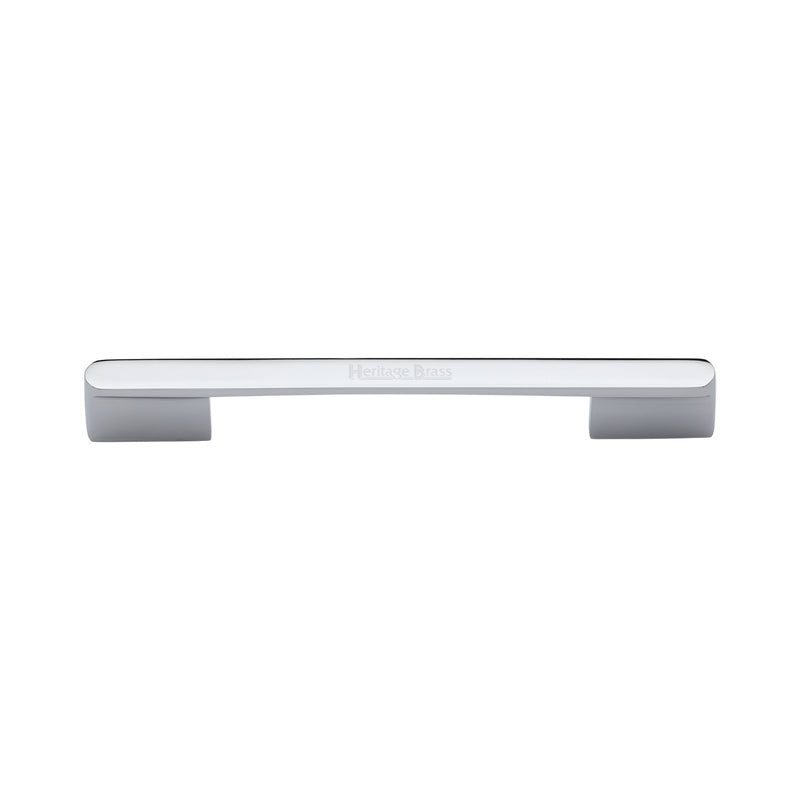 Heritage Brass Cabinet Pull Bridge Design 128&amp;160mm CTC Polished Chrome Finish
 - C3684 128&160PC - Choice Handles