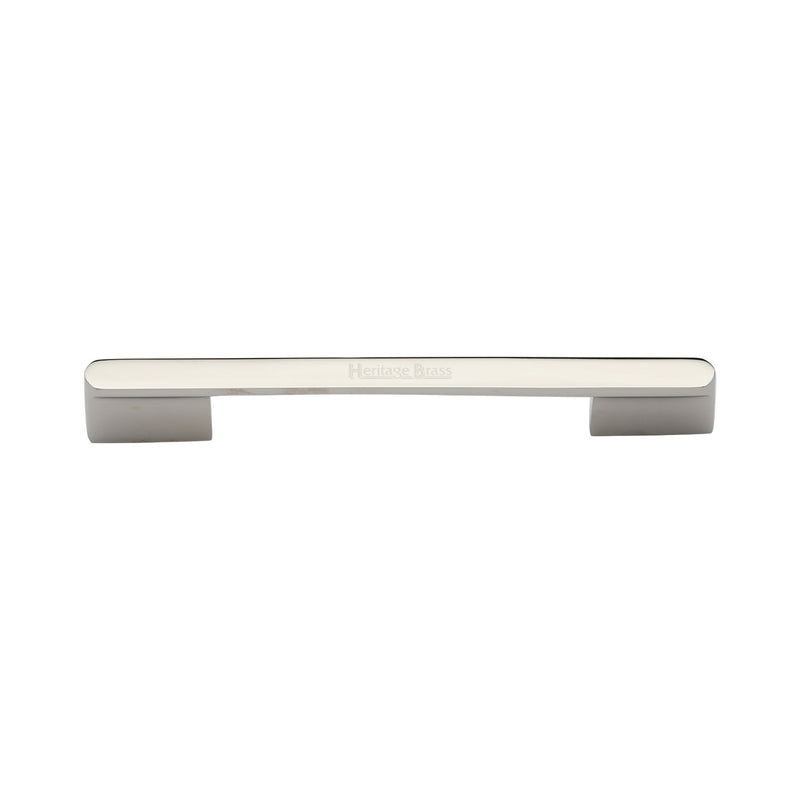 Heritage Brass Cabinet Pull Bridge Design 128&amp;160mm CTC Polished Nickel Finish
 - C3684 128&160PN - Choice Handles
