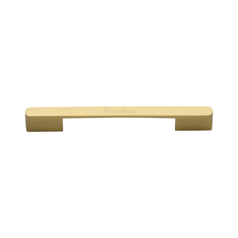 Heritage Brass Cabinet Pull Bridge Design 128&amp;160mm CTC Satin Brass Finish
 - C3684 128&160SB - Choice Handles