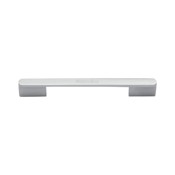 Heritage Brass Cabinet Pull Bridge Design 128&amp;160mm CTC Satin Chrome Finish
 - C3684 128&160SC - Choice Handles