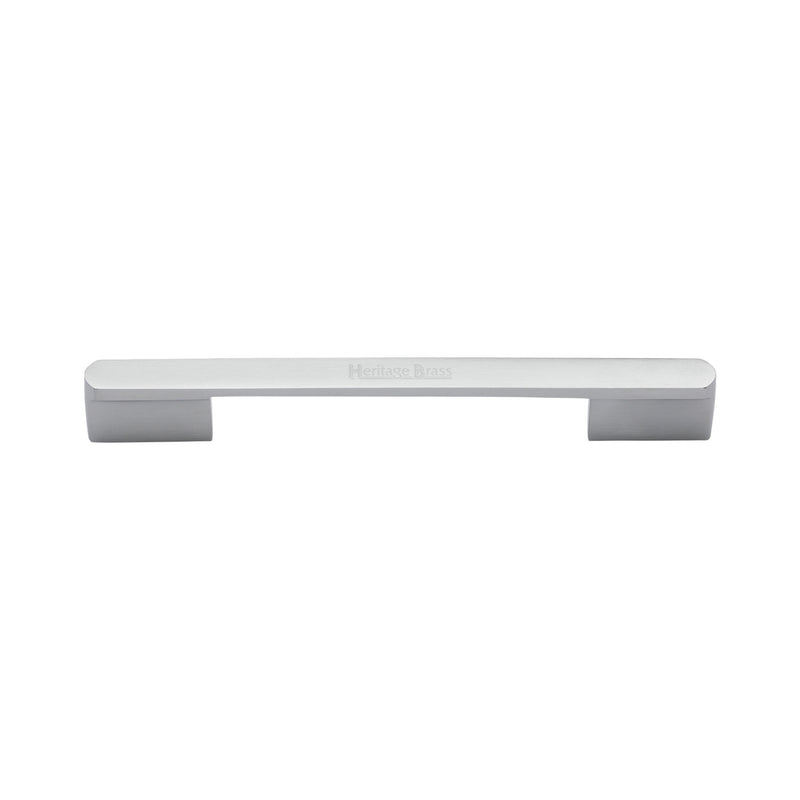 Heritage Brass Cabinet Pull Bridge Design 128&amp;160mm CTC Satin Chrome Finish
 - C3684 128&160SC - Choice Handles