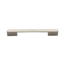 Heritage Brass Cabinet Pull Bridge Design 128&amp;160mm CTC Satin Nickel Finish
 - C3684 128&160SN - Choice Handles