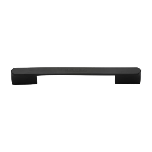 Heritage Brass Cabinet Pull Bridge Design 192&amp;224mm CTC Matt Black Finish
 - C3684 192&224BK - Choice Handles
