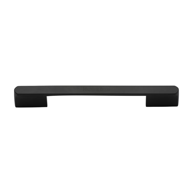 Heritage Brass Cabinet Pull Bridge Design 192&amp;224mm CTC Matt Black Finish
 - C3684 192&224BK - Choice Handles