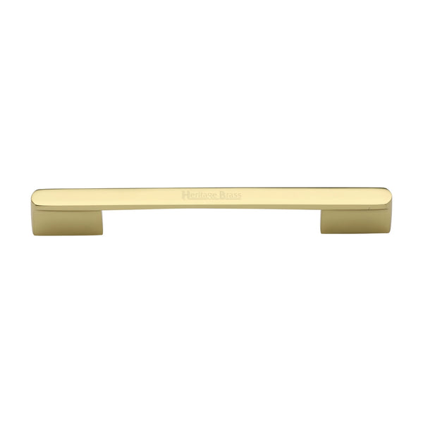 Heritage Brass Cabinet Pull Bridge Design 192&amp;224mm CTC Polished Brass Finish
 - C3684 192&224PB - Choice Handles