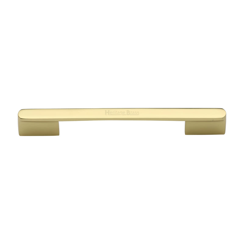 Heritage Brass Cabinet Pull Bridge Design 192&amp;224mm CTC Polished Brass Finish
 - C3684 192&224PB - Choice Handles