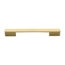 Heritage Brass Cabinet Pull Bridge Design 192&amp;224mm CTC Satin Brass Finish
 - C3684 192&224SB - Choice Handles