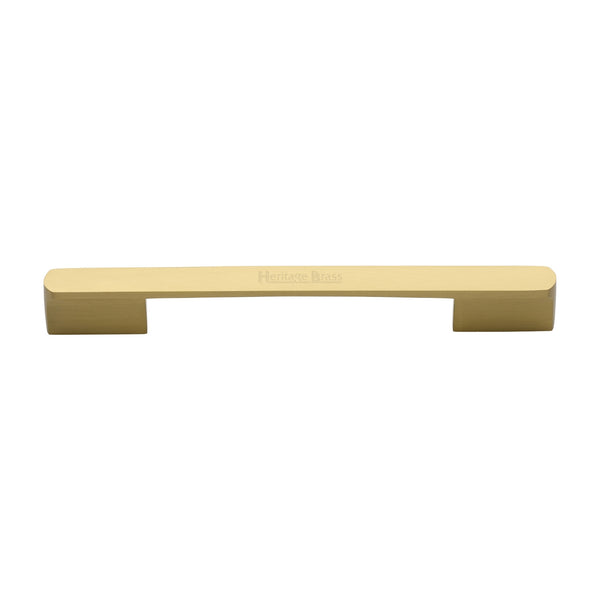 Heritage Brass Cabinet Pull Bridge Design 192&amp;224mm CTC Satin Brass Finish
 - C3684 192&224SB - Choice Handles