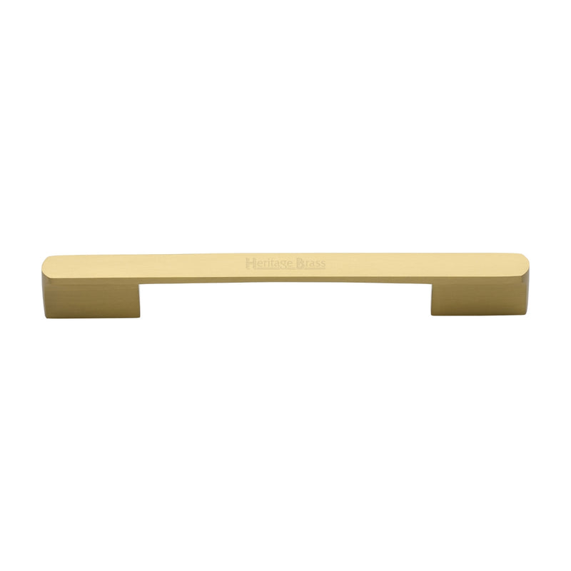 Heritage Brass Cabinet Pull Bridge Design 192&amp;224mm CTC Satin Brass Finish
 - C3684 192&224SB - Choice Handles