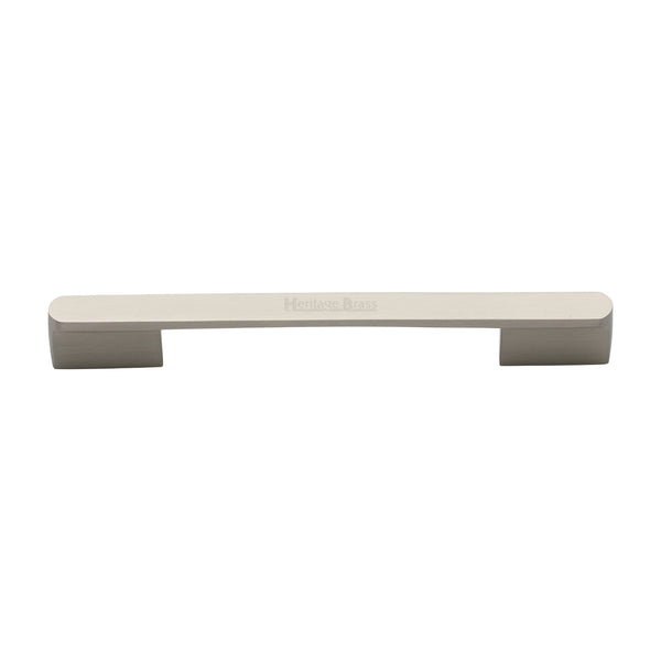 Heritage Brass Cabinet Pull Bridge Design 192&amp;224mm CTC Satin Nickel Finish
 - C3684 192&224SN - Choice Handles