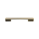 Heritage Brass Cabinet Pull Bridge Design 96mm CTC Antique Brass Finish - C3684 96-AT - Choice Handles